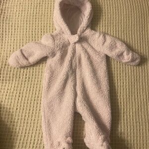 Carter's Soft Pink Hooded Snowsuit